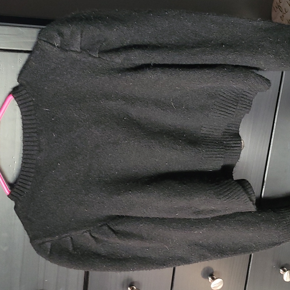 Black crop top sweater - Picture 4 of 4